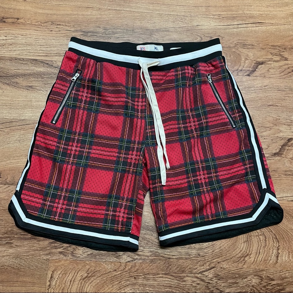 Bascom Projects 1993 - XXV Vintage Jersey Basketball Shorts Men’s Size XL Red